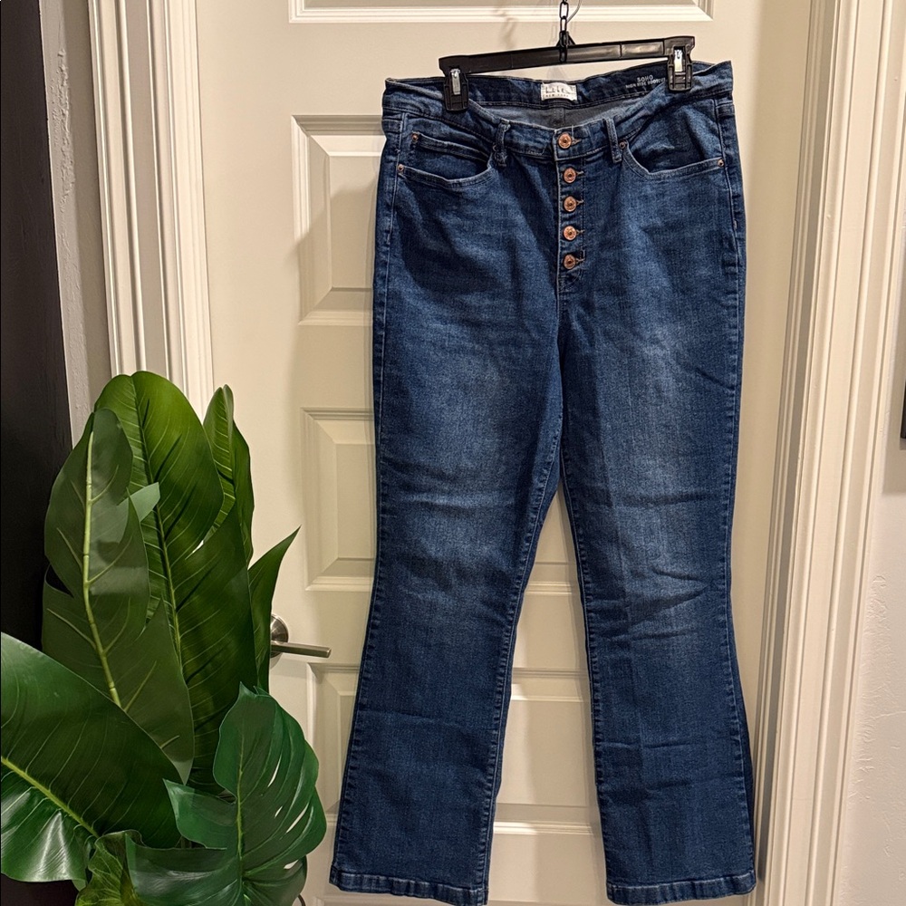 Nicole Miller New York Soho High Rise Bootcut Jeans